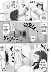 bbw chubby chubby_female faceless_male fat fat_ass huge_ass huge_breasts plump plump_lips prodding pubic_hair rape sex shiniku_haguki sideways_missionary_position squelching sweating thick_thighs vaginal_penetration