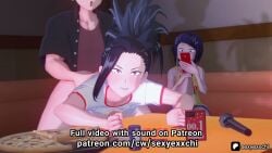 1boy 3d animated animation ass big_ass big_breasts big_butt black_hair boku_no_hero_academia breasts cellphone deku feathermaple izuku_midoriya jirou_kyouka kyoka_jiro maledom momo_yaoyorozu my_hero_academia nipples nude open_mouth recording sex sex_from_behind sexyexxchi short_hair short_video shorter_than_10_seconds sound sound_edit sound_effects tagme video voice_acted yaoyorozu_momo