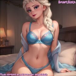 ai_generated cameltoe disney elsa_(frozen) frozen_(film) frozen_2 smartsloth white_hair