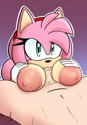 amy rose from sega by xenrevv