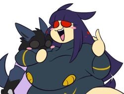 big_breasts breasts chubby desire_(dewwydartz) dewwy(dewwydartz) dewwydarts dewwydartz dusknoir female furry lucario pokemon pokemon_(species) tagme thick_thighs wide_hips