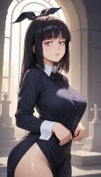 ass ass_focus coat creepy_susie large_ass large_breasts