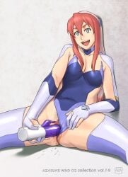 :d azasuke birdy_cephon_altera blue_eyes blue_leotard boots breasts censored dildo dyed_bangs elbow_gloves female female_masturbation female_pubic_hair gloves green_eyes highres large_variant_set leotard long_hair looking_at_viewer masturbation medium_breasts mosaic_censoring multicolored_hair open_mouth photoshop_(medium) pink_hair pubic_hair pussy red_hair sex_toy simple_background sitting smile solo spread_legs teeth tetsuwan_birdy tetsuwan_birdy_decode thigh_boots thighhighs tongue two-tone_hair upper_teeth_only variant_set