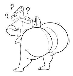 big_ass bubble_butt huge_ass kobold tagme tanookers thick_thighs wide_hips