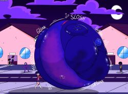 big_breasts blueberry_inflation breasts female furry fwoompcrrkpop huge_breasts inflation thick_thighs what wide_hips