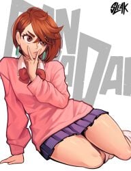 1girls ayase_momo curvy dandadan sleakj3 thighs v