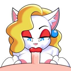 1:1 animated anthro big_breasts blonde_hair blowjob blowjob_face blue_eyes bodily_fluids breasts cheek_bulge cum cum_in_mouth cum_inside domestic_cat drinking drinking_cum duo ear_piercing ear_ring ejaculation eyeshadow faceless_character faceless_male felid feline felis fellatio female first_person_view fur genital_fluids genitals hair human inner_ear_fluff lips lipstick long_hair looking_at_viewer loop makeup male male/female male_pov mammal nipples oral penile penis piercing pink_nipples pink_nose puffed_cheeks red_eyeshadow red_lips red_lipstick ring_piercing saliva saliva_on_penis sex stepford stepford_(stepford) thick_lips tuft unknown_artist white_body white_fur