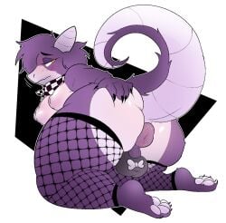 1boy anthro anus ass ass_bigger_than_head backsack balls balls_in_panties big_ass big_balls big_butt breasts bubble_butt busty busty_boy curvaceous curvy curvy_figure dat_ass donut_anus dumptruck_ass erect_nipples femboy fishnets furry gayplantsex girly horns huge_ass legwear looking_back male male_only moobs mostly_nude narrowed_eyes panties puffy_anus purple_hair raised_tail rhian_(adfaceless) solo solo_male tagme tail thick_thighs voluptuous voluptuous_male wide_hips yellow_eyes