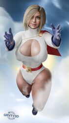 3d ass big_ass big_breasts blender blonde_hair blue_eyes breasts dc dc_comics grvty3d huge_breasts injustice_2 kara_zor-l karen_starr large_breasts legs power_girl superman_(series) thick_ass