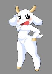 anthro artist_request bunny_maloney charlotte_(bunny_maloney) featureless_breasts featureless_crotch furry goat goat_horns tagme