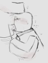 blowjob blush collar cum cum_in_mouth cum_inside domination gay genital_fluids genitals male male_only moaning oc original_character penis roblox sketch tear tears text