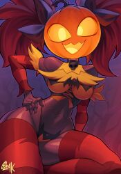 breasts female female_only halloween halloween_2024 oc original_character sleakj3 tagme thighhighs thighs