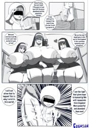 1futa 3girls big_ass big_balls big_breasts big_butt big_penis luce_(vatican) sister sisters