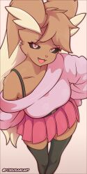lopunny from pokemon by yorusagi