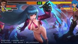 1girls alternate_version_available areolae ass big_ass big_breasts big_butt bikini bikini_bottom bikini_top black_gloves blue_hair boots breasts busty butt crop_top cropped_jacket female female_focus footwear g-string gloves hi_res high_resolution highres hips hourglass_figure jacket king_of_fighters knee_boots kneehighs kof kula_diamond large_areolae large_ass large_breasts leather_jacket light-skinned_female light_skin lips lipstick long_hair lunoxean makeup micro_bikini nipples pale-skinned_female pale_skin panties perky_breasts pink_bikini pink_bikini_bottom pink_bikini_top pink_hair pink_lips pink_lipstick pink_nipples pink_panties pink_swimsuit pink_thong pose posing sideboob skimpy skimpy_bikini skimpy_clothes snk snk_heroines:_tag_team_frenzy standing swimsuit teen teen_girl teenage_girl teenager the_king_of_fighters thong underboob very_high_resolution very_long_hair wide_hips