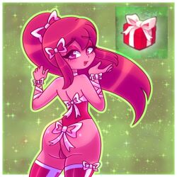 1girls anthro anthrofied ass breasts female flora_fauna humanized object plant_humanoid plants_vs._zombies plants_vs_zombies plants_vs_zombies_2:_it's_about_time popcap_games present_(pvz) pussy slv_rbz