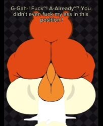 ass ass beat_banger cum cum_in_ass cum_inside huge_butt huge_cock large_ass large_butt mating_press parappa parappa_the_rapper pinned pinned_down pinned_to_floor pinned_to_ground subtitles tagme video
