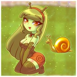 1girls anthro anthrofied ass breasts breasts female flora_fauna furry humanized personification plant_humanoid plants_vs._zombies plants_vs_zombies popcap_games pussy snail snail_girl stinky_the_snail