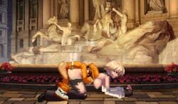 anal anal_sex animated art_of_fighting bao_(kof) doggy_style king_(snk) king_of_fighters m.u.g.e.n mugenspriteslover snk sprite sprite_art