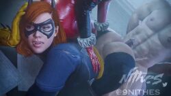 1boy 2girls 3d alternate_ass_size animated ass ass_slap assisted_buttjob barbara_gordon batgirl batgirl_(gotham_knights) batman_(series) big_ass bubble_ass bubble_butt buttjob clothed_female_nude_male dat_ass dc dc_comics enemies_to_lovers enemies_with_benefits faceless_male female functionally_nude geministarsign ginger ginger_hair gotham_knights harley_quinn harley_quinn_(classic) hot_dogging huge_ass joker light-skinned_female light-skinned_male male muscular muscular_male nithes partially_clothed pawg red_hair shaking_butt shieldshroud showing_off_ass sound spanking stockholm_syndrome straight superheroine supervillainess tagme teasing threesome video white_female