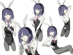 bunny_boy bunny_ears bunnysuit crossdressing femboy male male_only otoko_no_ko the_hundred_line_-last_defense_academy- tsukumo_ima