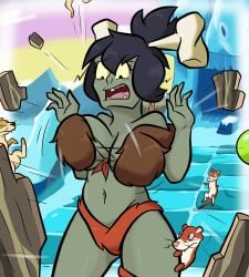 1girls breasts curvy electronic_arts feetfish female plants_vs_zombies popcap pussy undead vagina weasel_hoarder_(pvz) zombie zombie_(pvz) zombie_girl