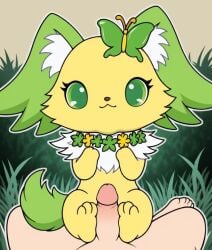 ai_generated feet foot_fetish foot_play footjob happy jewelpet pawjob paws peridot_(jewelpet) pov sanrio uncensored