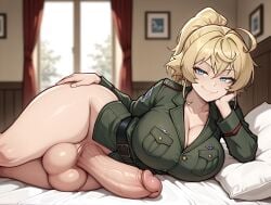 ai_generated futanari grapesss light-skinned_futanari tanya_degurechaff youjo_senki