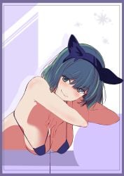 1girls actress animal_ear_fluff animal_ears bare_armpits bare_arms bare_belly bare_chest bare_hands bare_midriff bare_shoulders bare_skin blue_eyebrows blue_eyes blue_eyes_female blue_hair blue_hair_female blush blush_face blushing_at_viewer blushing_female breasts busty busty_female busty_girl busty_teen cleavage closed_mouth_smile collarbone coriponz elbows exposed_armpits exposed_arms exposed_belly exposed_chest exposed_midriff exposed_shoulders exposed_skin eyebrows_visible_through_hair fake_animal_ears female female_focus female_only fingers hairband half_naked half_nude head_tilt high_resolution high_school_student highres kurokawa_akane large_breasts lean_figure long_hair looking_at_viewer medium_hair midriff multicolored_hair naked naked_female naked_woman narrow_waist nude nude_female nudity oshi_no_ko school_girl semi_nude shoulders simple_background slender_body slender_waist slim_waist smile smiley_face smiling smiling_at_viewer smirk solo teen_girl teenage_girl teenage_tits tilted_head upper_body white_background young_female young_woman