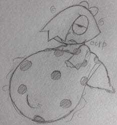 bb_(of_the_killer) cumflated_belly cumflation of_the_killer omegathatguy101 traditional_art