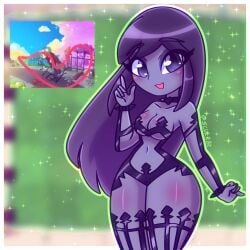 1girls anthro anthrofied ass breasts female fence fence_(pvz) flora_fauna gijinka humanized object personification plant_humanoid plants_vs._zombies plants_vs_zombies popcap_games pussy slv_rbz