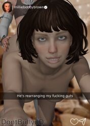 1boy 1boy1girl 1boy1girls 1girls 3d 3d_(artwork) ass blender blender_(artwork) blender_(software) brown_hair brunette_female brunette_hair brunette_hair_female celebrity clothed clothed_male_nude_female clothed_sex doggy doggy_style doggy_style_position doggy_style_sex doggystyle_position dont_bully_(artist) female femboy femboy_on_female from_behind from_behind_position hung hung_femboy instagram instagram_username large_penis looking_pleasured male millie_bobby_brown partially_clothed_male plow plow_pose plow_position plowing real_person selfie selfie_pose selfie_while_penetrated unseen_male_face