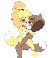 1boy 1girls 2019 ambiguous_penetration animal_crossing animal_crossing_new_leaf animal_ears anthro anthrofied black_nose blush breasts brother brother_and_sister brown_fur canid canine canis couple cowgirl_position digby_(animal_crossing) domestic_dog duo female female_penetrated fur hair incest isabelle_(animal_crossing) male male_penetrating mammal nintendo nipples nude open_mouth opposite_sex_twins penetration sex shih_tzu sibling simple_background sister straight toy_dog vaginal vaginal_sex vallycuts video_games yellow_fur