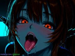 ai_generated gigatsu looking_at_viewer midna open_mouth pixel_art saliva saliva_trail the_legend_of_zelda tongue tongue_out twilight_princess
