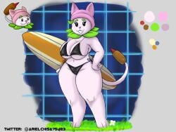 1girls anthro anthrofied arielchisa75423 ass breasts breasts cattail cattail_(pvz) female flora_fauna plant plant_girl plant_humanoid plantie plants_vs._zombies plants_vs_zombies popcap_games pussy