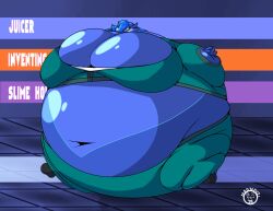big_breasts blueberry_inflation breasts cleavage female furry huge_breasts inflation mad_n_evil tagme thick_thighs wide_hips