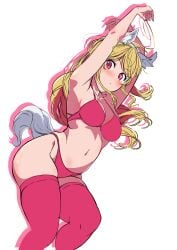 1girls armpit armpit_peek armpits arms_above_head arms_up bare_arms bare_ass bare_back bare_belly bare_butt bare_chest bare_hands bare_hips bare_midriff bare_navel bare_shoulders bare_skin bare_thighs belly belly_button bikini bikini_bottom bikini_top blonde_eyebrows blonde_female blonde_hair blonde_hair blonde_hair_female breasts busty busty_female busty_girl busty_teen collarbone coriponz elbows exposed_arms exposed_ass exposed_back exposed_belly exposed_butt exposed_chest exposed_hips exposed_midriff exposed_navel exposed_shoulders exposed_skin exposed_thighs female female_focus female_only fingers groin hairless_armpits hands_above_head hands_up high_resolution high_school_student highres hoshino_ruby hourglass_figure large_breasts lean_figure leggings legwear long_hair looking_at_viewer midriff narrow_waist navel oshi_no_ko over-kneehighs pink_eyes pink_eyes_female ponytail school_girl shaved_armpits side_ponytail simple_background slender_body slender_waist slim_waist smooth_armpits solo star-shaped_pupils star_eyes stockings string_bikini swimsuit swimwear teen_girl teenage_girl teenage_tits teenager thick_thighs thigh_highs thighhighs thighs underboob upper_body white_background wide_hips yellow_eyebrows yellow_hair yellow_hair_female young_female young_woman