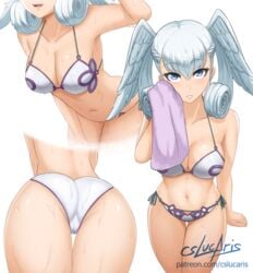 1girls ass bra breasts cleavage cslucaris female female_only melia_antiqua nintendo panties solo xenoblade_(series) xenoblade_chronicles