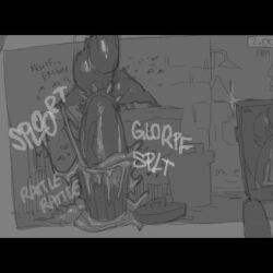1boy animated audible_ejaculation balls ballsack cock cock_ring dick evilpenislair flies flies_for_smell huge_balls huge_cock hyper hyper_balls hyper_cock hyper_dick hyper_penis hyper_testicles improvised_sex_toy lots_of_cum male male_focus male_only object_penetration penis powerslamming sound sound_edit sound_only_video tagme taro_(evilpenislair) testicles trash_can video