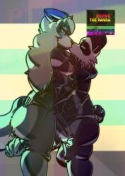 2025 anthro anus ass balls bear big_butt blue_body blue_fur canid canine canis clothing demiboy demiboy_pride_colors dominant dominant_male duo duo_focus erection flag fur genitals giant_panda group hi_res kiss_on_lips kissing latex latex_clothing latex_legwear latex_skinsuit latex_thigh_highs legwear lgbt lgbt_couple lgbt_pride lgbt_pride_month lgbt_rainbow male male/male mammal nipples nude nude_anthro nude_male penis pride_colors puffy_anus rainbow_flag rainbow_pride_flag rainbow_symbol size_difference skinsuit small_dom_big_sub smaller_male snuwkthelewd submissive submissive_male thick_thighs thigh_highs tight_clothing wide_hips wolf