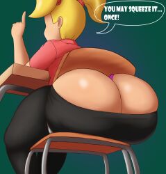 1girls alternate_version_available ass_focus black_jeans blonde_female blonde_hair blonde_hair_female bubble_ass bubble_butt caked_up cindy_vortex desk dumptruck_ass dumptruck_butt female full_color green_eyes gyatt hi_res high_resolution highres huge_ass jimmy_neutron_boy_genius large_ass mechspazer nickelodeon nicktoons paramount_pictures pov school school_desk school_setting simple_background sitting_at_desk soft_shading solo_female tagme thong thong_panties thong_underwear tight_clothing tight_jeans tight_pants twintails twintails twintails_(hairstyle) you_may_spank_it_once_(meme)