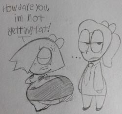 bb_(of_the_killer) big_ass fat_ass huge_ass of_the_killer omegathatguy101 sisters traditional_art zz_(of_the_killer)