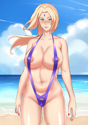 tsunade from naruto by leng xiao
