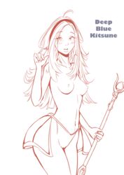 2019 breasts deepbluekitsune league_of_legends luxanna_crownguard monochrome nipples pussy riot_games simple_background tagme