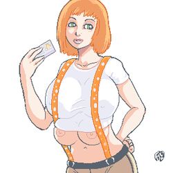 1girls 4_breasts breasts d! female female_only leeloo multi_breast solo solo_female tagme the_fifth_element