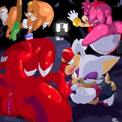 2d 4girls amy_rose anthro ass bioware breast breasts female fur furry hedgehog hotred is_(artist) lowres male mobian mobian_(species) mobian_bat mobian_echidna multiple_girls pussy rouge_the_bat sega seikoseeley servedasis shade_the_echidna sonic_(series) sonic_adventure sonic_adventure_2 sonic_the_hedgehog sonic_the_hedgehog_(series) straight_hair tails tikal_the_echidna vaginal_penetration