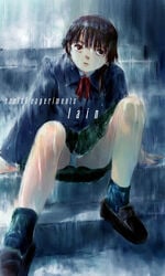 1girls clothing female female_only lain_iwakura panties serial_experiments_lain skirt solo tagme