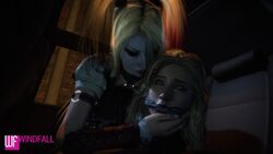 1futa 1girls 3d animated batman:_arkham_knight batman_(series) black_canary cleave_gag cloth_gag creampie cum_in_pussy cum_inside dc dc_comics dickgirl dinah_lance femsub from_behind futa_on_female futadom futanari gag gagged green_arrow_(series) hand_on_another's_face harley_quinn harley_quinn_(arkham) harley_quinn_(arkham_knight) implied_futanari injustice_2 intersex kissing rape sex sound source_filmmaker supervillainess video windfall