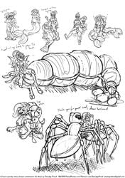 2019 absurdres arachnid arthropod commission dated english_text equestria_girls female fluttershy_(mlp) friendship_is_magic grotesque highres moondancer_(mlp) my_little_pony rarity_(mlp) sci-twi sketch smooth_skin smudge_proof spider spike_(disambiguation) spike_the_dog sunset_shimmer text transformation trixie_(mlp) twilight_sparkle twilight_sparkle_(mlp) url young