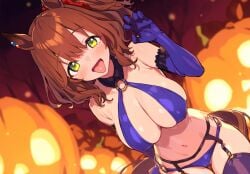 1girls ai_generated animal_ears anthropomorphization artist_request aston_machan_(umamusume) eyes female hair legs skin tagme umamusume umamusume_pretty_derby young